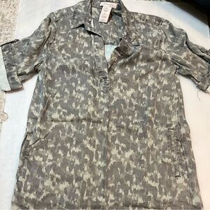 Philosophy Gray Camouflage Tee-Dress